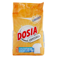 Порошок стиральный 8 кг OPTIMA АЛЬПИЙСКАЯ СВЕЖЕСТЬ в п/п "DOSIA" Купить порошок стиральный 8 кг optima альпийская свежесть в п/п "dosia" в Москве