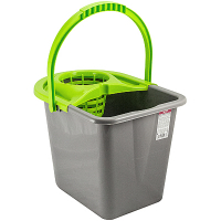 Купить ведро с отжимом 14л овальное пластик цвет в ассортименте york в Москве
