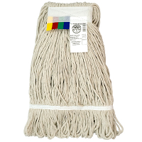 Купить насадка - моп (mop) для швабры 400 г kentucky веревочная прошитая белая хлопок "a-vm" в Москве