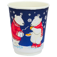 Стакан бумажный 250 мл d80 мм 2-сл БЕЛЫЕ МИШКИ для горячих напитков "PAPPERSKOPP", 20 шт./упак Купить стакан бумажный 250 мл d80 мм 2-сл белые мишки для горячих напитков "papperskopp", 20 шт./упак в Москве