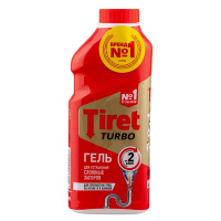 Купить средство для устранения и профилактики засоров 500 мл turbo гель "tiret" в Москве