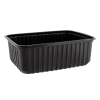 Контейнер 179х132 мм 1000 мл без крышки прямоугольный ЧЕРНЫЙ PP без крышки "DP" Купить контейнер 179х132 мм 1000 мл без крышки прямоугольный черный pp без крышки "dp" в Москве