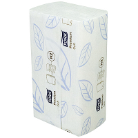 Купить полотенце бумажное листовое 2-сл 110 лист/уп 212х340 мм multifold-сложения tork h2 premium белое sca 1/21, 1 шт. в Москве