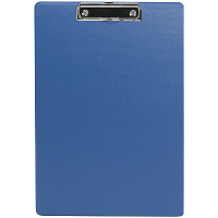 Купить планшет формат а4 с верхним зажимом пластиковый синий/черный 1/1, 1 шт. в Москве