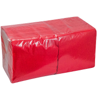 Купить салфетка бумажная 2-слойные 24х24 см 250 шт красная "almin" в Москве