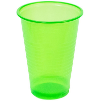 Купить стакан пластиковый 200мл d70 мм pp зеленый ипк 1/100/3000, 100 шт./упак в Москве