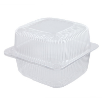 Купить контейнер с совмещённой крышкой 130х130х90 мм 450 шт квадратный прозрачный бопс "nn" в Москве