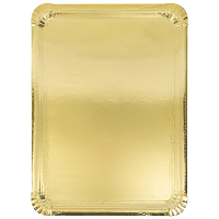 Купить поднос сервировочный дхш 455х340 мм прямоугольный картон золотистый papstar 1/5/90 в Москве
