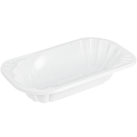 Купить миска 300мл дхшхв 172х98х39 мм овальная pp белая papstar, 250 шт./упак в Москве