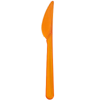Купить нож столовый н180 мм ps оранжевый 1/50/2000, 50 шт./упак в Москве