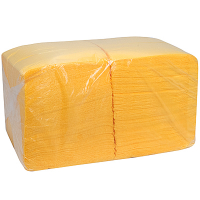 Купить салфетка бумажная 1-слойные 24х24 см 300 шт/уп желтая "almin" в Москве