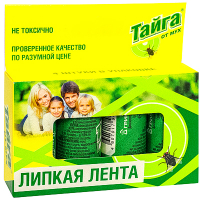Купить средство от мух 4 шт/уп ловушка клеевая тайга gf 1/36 в Москве