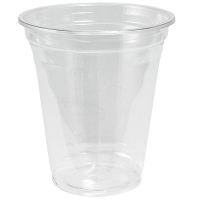 Купить стакан пластиковый 300мл d95 мм pet прозрачный ую 1/50/1000, 50 шт./упак в Москве