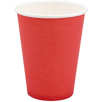 Купить стакан бумажный 300 мл d90 мм 1-сл для горячих напитков красный бумага "papperskopp", 50 шт./упак в Москве