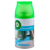 Купить освежитель воздуха автоматический 250 мл аэрозоль океанский бриз сменный блок "air wick" в Москве