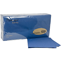 Купить салфетка бумажная синяя 33х33 см 2-слойные 250 шт/уп папирус в Москве