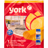 Купить тряпка для пола 600х500 мм 1 шт/уп оранжевая вискоза пакет пэ "york" в Москве