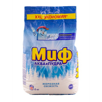 Купить порошок стиральный 6 кг миф automat морозная свежесть в п/п "миф" 1/1, 1 шт. в Москве