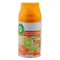 Купить освежитель воздуха автоматический 250 мл аэрозоль анти-табак апельсин и бергамот сменный баллон "air wick" в Москве