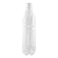 Купить бутылка пластиковая 500 мл пивная с узким горлом круглая прозрачная pet с пробкой "мп" 1/100 в Москве
