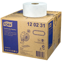 Купить бумага туалетная 2-сл 170 м в рулоне h95 d190 мм 12 шт/уп t2 advanced с серым тиснением белая "tork" 1/1, 1 шт. в Москве