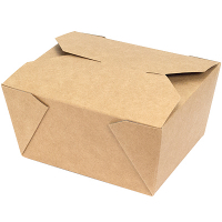 Купить коробка для лапши wok 113х90х63 мм 650 мл 50 шт с прямоугольным дном крафт картон "papstar", 50 шт./упак в Москве