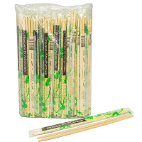 Купить палочки для суши н230 мм 100 шт/уп в пленке + зубочистка в индивидуальной упак бамбук 1/30 в Москве