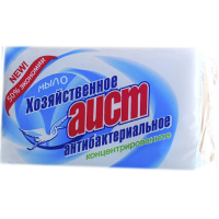 Купить мыло хозяйственное 200г 1 шт/уп антибактериальное аист 1/48, 1 шт. в Москве