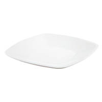 Купить тарелка 180х180 мм квадратная белая пластиковая "диапазон" 1/3/150, 3 шт./упак в Москве
