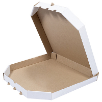 Купить коробка для пиццы дхшхв 255х255х30 мм квадратная картон белая 1/100 в Москве