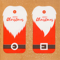 Купить салфетка бумажная 33х33 см 3 -сл 20 шт/уп рождественский мотив papstar в Москве