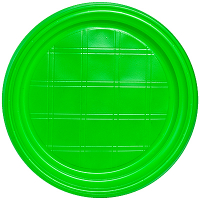 Купить тарелка d205 мм ps зеленая ипк 1/100/2000, 100 шт./упак в Москве