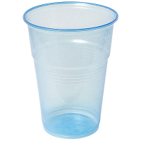 Купить стакан пластиковый 200мл d70 мм pp голубой н 1/100/4200, 100 шт./упак в Москве
