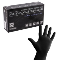 Перчатки одноразовые 100 шт XS неопудренные ЧЕРНЫЙ НИТРИЛ коробка "NN", 100 шт./упак Купить перчатки одноразовые 100 шт xs неопудренные черный нитрил коробка "nn", 100 шт./упак в Москве