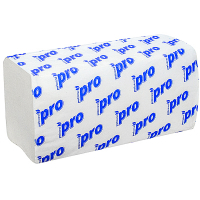 Купить полотенце бумажное листовое 1-сл 220х210 мм 250 лист/уп v-сложения белое "protissue" 1/20, 1 шт. в Москве