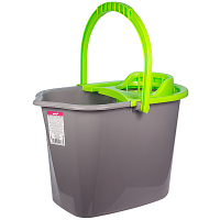 Купить ведро с отжимом 10л овальное пластик цвет в ассортименте york в Москве