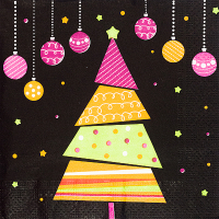 Салфетка бумажная 33х33 см 3 -сл 20 шт/уп КРАСОЧНАЯ ЕЛКА PAPSTAR Купить салфетка бумажная 33х33 см 3 -сл 20 шт/уп красочная елка papstar в Москве