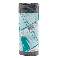 Купить мешок (пакет) мусорный 480х570 мм 30 л 30 шт/рул стандарт 8 мкм черный пнд "almin" 1/50, 1 шт. в Москве