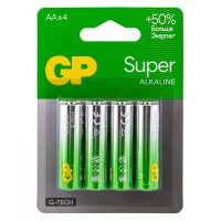 Купить батарейка aa 4 шт/уп gp super в блистере в Москве