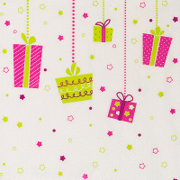 Купить салфетка бумажная 3-сл 33х33 см 20 шт подарочки с рисунком "papstar" в Москве