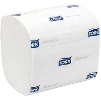 Купить бумага туалетная листовая 2-сл 242 лист/уп дхш 190х110 мм tork t3 advanced белая sca 1/36 в Москве