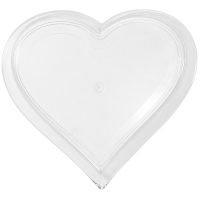 Купить поднос сервировочный дхш 250х265 мм сердце фигурный пластик прозрачный kpn 1/120 в Москве