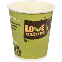 Стакан бумажный 200мл D80 мм 1-сл для горячих напитков LOVE NATURE PAPSTAR 1/50/1000, 50 шт./упак Купить стакан бумажный 200мл d80 мм 1-сл для горячих напитков love nature papstar 1/50/1000, 50 шт./упак в Москве