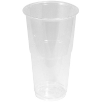 Купить стакан пластиковый 500мл d95 мм pla прозрачный papstar 1/60/960, 60 шт./упак в Москве