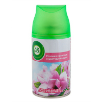 Купить освежитель воздуха автоматический 250 мл аэрозоль цветущая магнолия сменный баллон "air wick" в Москве