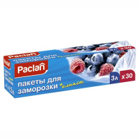 Купить пакет 3л дхш 250х320 мм 30 шт/уп для замораживания пвд paclan 1/16 в Москве