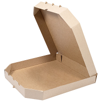 Купить коробка для пиццы дхшхв 300х300х40 мм квадратная картон крафт 1/50, 50 шт./упак в Москве