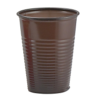 Купить стакан пластиковый 180мл d70 мм pp коричневый huhtamaki 1/100/3000, 100 шт./упак в Москве