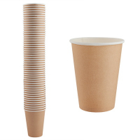 Купить стакан бумажный 350 мл d80 мм 1-сл 50 шт для горячих напитков крафт "papperskopp", 50 шт./упак в Москве
