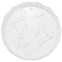 Купить поднос сервировочный d190 мм лоза круглый пластик прозрачный kpn 1/120 в Москве